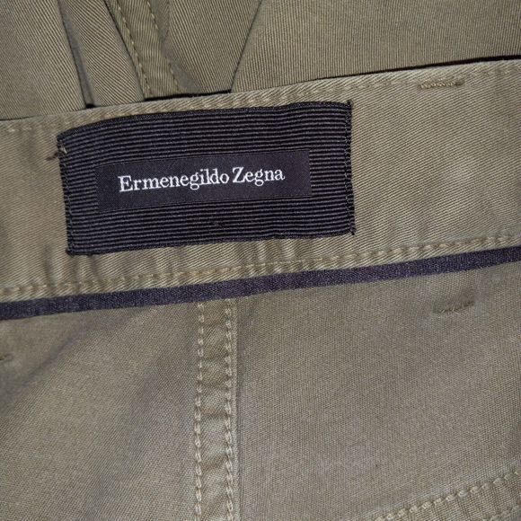 Ermenegildo Zegna Green Trouser Pants Size 38 Soft Inseam 38 See Description - Picture 6 of 13